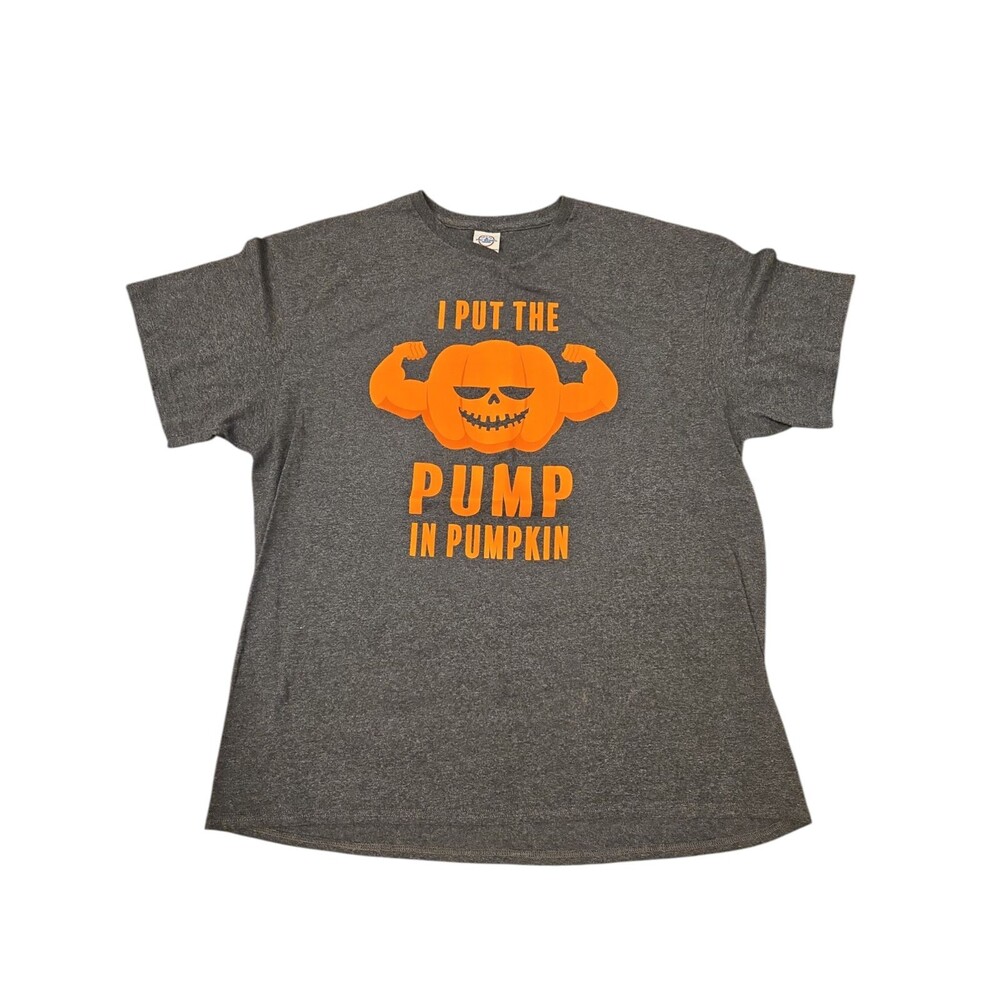 I Put The Pump In Pumpkin Halloween T Shirt Mens XL Funny Adult Fall Shirt